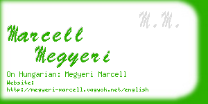 marcell megyeri business card